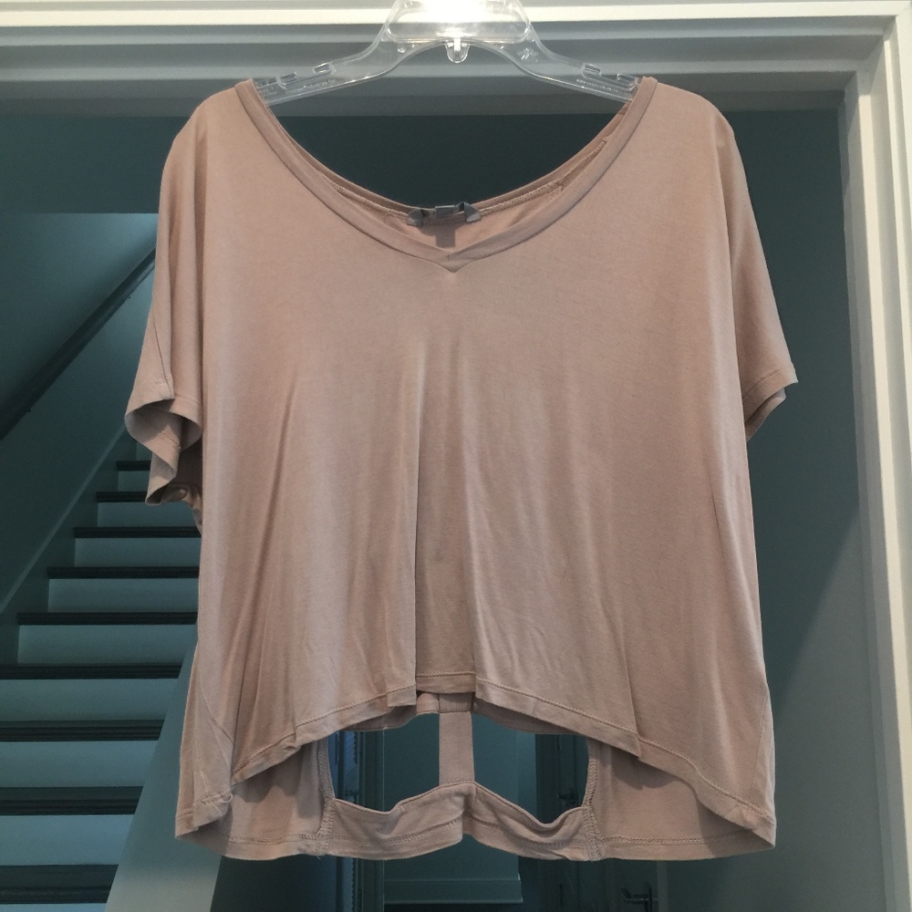 Shirt with Back Cutouts